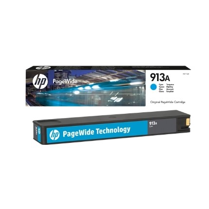 HP913AC Cartuccia Originale Ciano Per HP 352dn PageWide Pro 377dn PageWide Pro 452dw PageWide Pro 452dwt PageWide  in vendita...