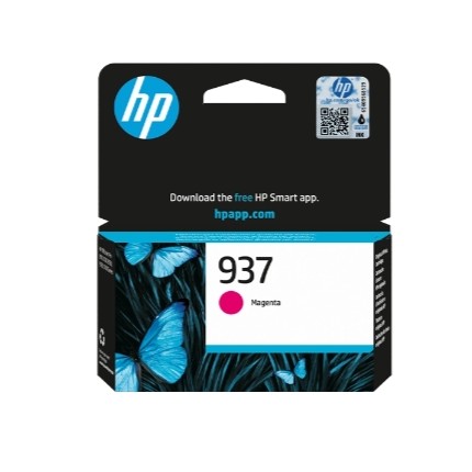 HP937M Cartuccia Magenta Originale Per HP 937 OfficeJet Pro 9110b All-in-One Officejet Pro 9117b OfficeJet Pro 9120b All-in-O...