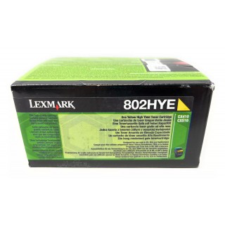 802HYE Toner Originale Giallo Per Lexmark CX410de CX410dte CX410e CX510de CX510dhe CX510dthe in vendita su tonersshop.it