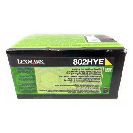 802HYE Toner Originale Giallo Per Lexmark CX410de CX410dte CX410e CX510de CX510dhe CX510dthe in vendita su tonersshop.it