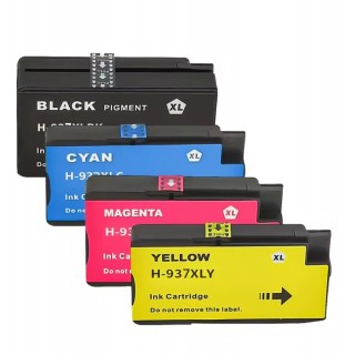 HP937EBK Cartuccia Nera Rigenerata Per HP OfficeJet Pro 9110 b HP OfficeJet Pro 9117 b HP OfficeJet Pro 9120  in vendita su t...