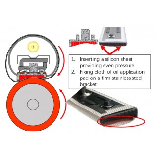 KYCE6901N Pad Per Applicazione Olio Compatibile Con Kyocera ECOSYS M2040dn ECOSYS M2135dn ECOSYS M2635dn ECOSYS M2635dw  in v...