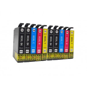 T603X KIT10 Cartucce Multipack Compatibili con Epson Epson Expression Home XP-2100/XP-2105/XP-3100/XP-3105/XP-4100/XP-4105 Ep...